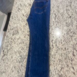 Levi's Dark Blue Bootcut 501  Jeans